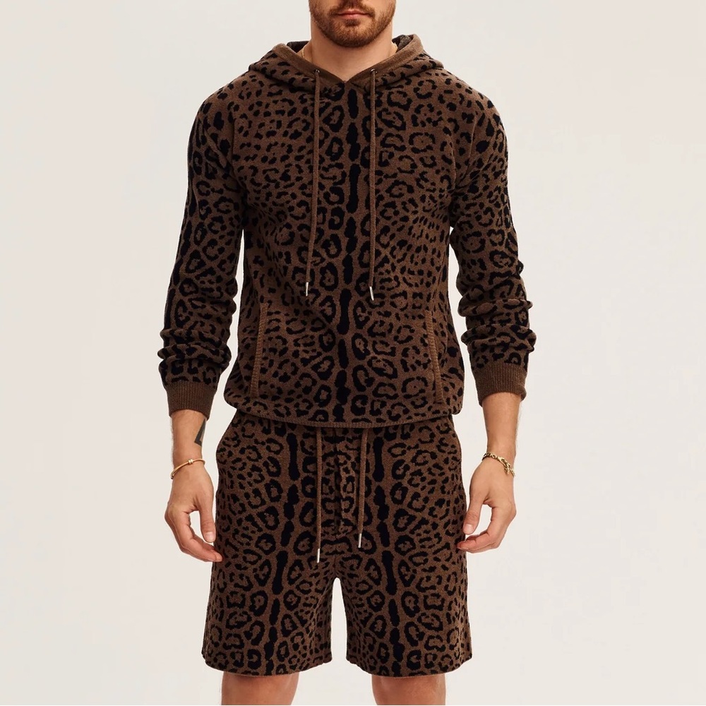 SER.O.YA Cheetah Jacquard Gunner Short